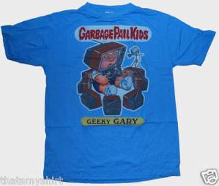 New Authentic Junk Food Mens Garbage Pail Kids Geeky Gary T Shirt Size 