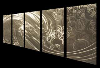 Abstract Metal Wall Art Sculpture Decor 3d Painting Decal Hanging 