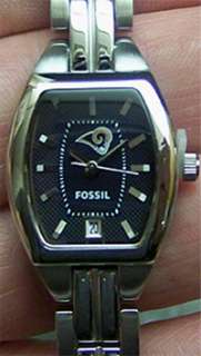 St. Louis Rams Fossil Watch Ladies 3 Hand Cushion New. 691464630133 