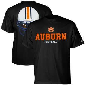  adidas Auburn Tigers College Eyes T Shirt   Black (Small 