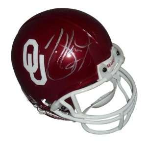 Tommie Harris Signed Mini Helmet   Oklahoma Sooners   Autographed NFL 