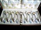 antique wolfers solid silver spoons sugar tong 13 ps returns