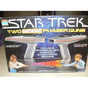  1979 Star Trek Electronic Phasers Guns Complete with Box 