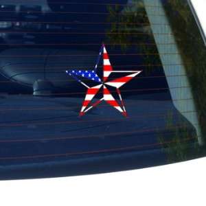 Nautical Star USA FLAG   Car, Truck, Notebook, Bumper, Window Vinyl 