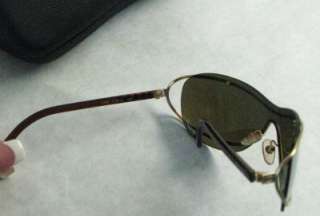   Gold Metal Frame Aviator Sunglasses 4028C138/21 W/Case Cleaning Cloth