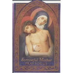 Saint Bridget Sorrowful Mother Holy Card 7 Hail Marys