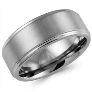   Tungsten Wedding Band Ring for Men   Size 11 Jewelers Mart Jewelry