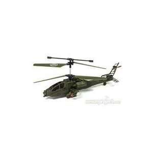  S009G AH 64 Apache Gyro Remote Control RC Helicopter Toys 