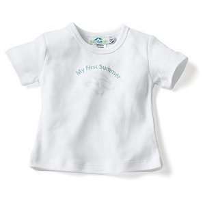  UV Protective Girls My First Summer T Shirt  White 6 