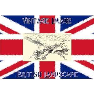   12, 7cm x 4.5cm Gift Tags British Landscape Whitehaven