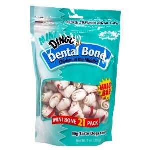 Dingo Mini Dental White Rawhide
