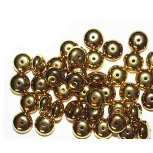   Disc Spacer Goldtone Metalized Metallic Beads Arts, Crafts & Sewing