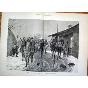  Russian Soldiers Turkish Village Turkey War 1878