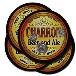  CHARRON Family Name Beer & Ale Coasters 