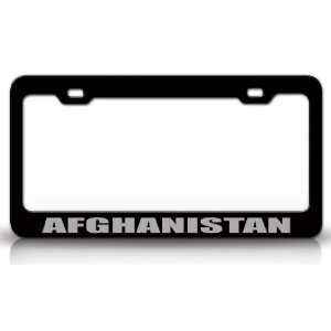  AFGHANISTAN Country Flag Steel Auto License Plate Frame 
