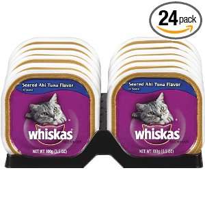 Whiskas Seafood Selection with Tuna in Sauce Cat Food, 3.53 Ounce 