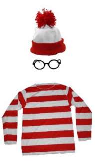  Wheres Waldo Outfit Book Costume Set Hat Clothing