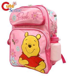 Winnie Pooh Pink 16 Large School Backpack/Bag