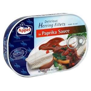   delicious herring fillets in paprika sauce ready to eat 7.05 oz Tin