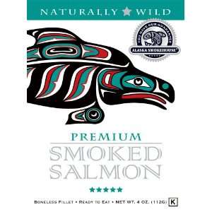 Alaska Smokehouse Smoked Salmon in a Gift Box, 4 oz  
