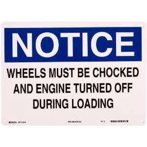   Wheels Must Be Chocked And Engine Turned Off During Loading 
