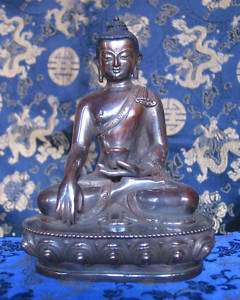 Buddha Shakyamuni Devotional Statue   5 Inch   Copper  