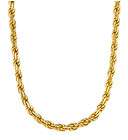 14K Gold over Silver 24 2.50 mm Diamond Cut Rope Chain items in E 