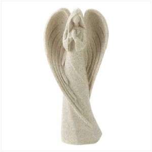Elegant, Simple Desert Sandstone look Praying ANGEL Statue/Figurine 