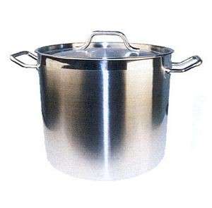 Winco SST 80 Stainless Steel 80 Qt Stock Pot  