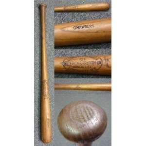  Vintage Game Used H&B Louisville Slugger Bat Chambers 