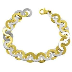  14K Two Tone Gold Tarantella Bracelet Katarina Jewelry
