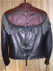 Harley Davidson Leather Jacket ORIGINAL Two Tone Brown Black Willie G 