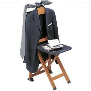   Suite   Luxury Folding Clothes Valet With Seat