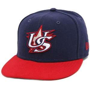  USA Baseball Authentic Alternate Fitted Cap Sports 