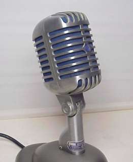 Shure 55S Unidyne Vintage Microphone & Shure Base  