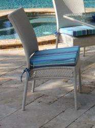 GRENADA OUTDOOR PATIO SIDE CHAIR 60 SQUARE TABLE SET  