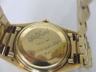 ROLEX OYSTER PERPETUAL DAY DATE 18038 GOLD 18k 36mm PAPERS BOX 