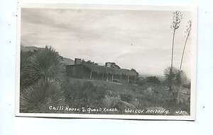 Chili House 76 Guest Ranch Willcox AZ Real Photo Postcard  