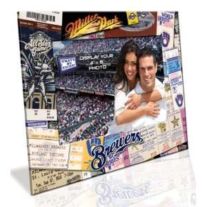   Brewers 4x6 Picture Frame   Ticket Collage Design Electronics