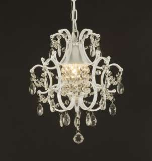 WROUGHT IRON CRYSTAL CHANDELIER LIGHTING COUNTRY FRENCH  