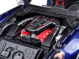 FERRARI 599XX BLUE #27 1/18 DIECAST MODEL CAR  