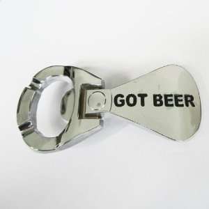  Got Beer? Pull Tab Belt Buckle With Opener (Brand New 
