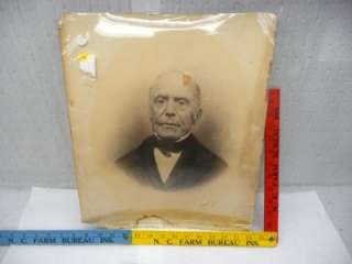 EARLY 1800s photo scarry large grump old man 1700s ??  