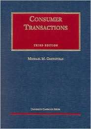 Consumer Transactions, (1566624673), Michael M. Greenfield, Textbooks 