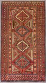 4x7 ANTIQUE PERSIAN SARAB ORIENTAL AREA RUG WITH PEOPLE  