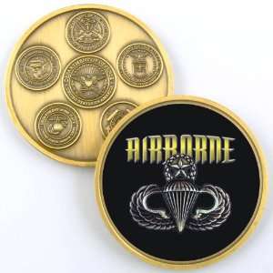  ARMY AIRBORNE JUMP MASTER PHOTO CHALLENGE COIN YP463 