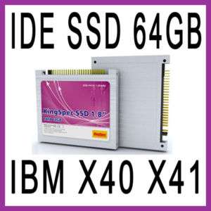 NEW 1.8 64GB IDE PATA MLC SSD DRIVE IBM X40 X41 X41T et 609722204385 