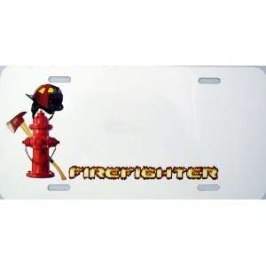    LP   2011 Firefighter License Plate for Airbrushing Automotive