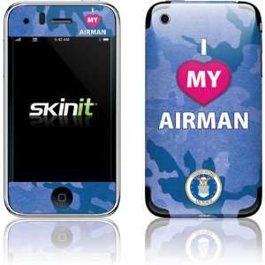  Skinit I Heart My Airman Camo Vinyl Skin for Apple iPhone 