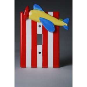  Rr Sale   On Sale Airplane With Red Stripes Outlet Cover 